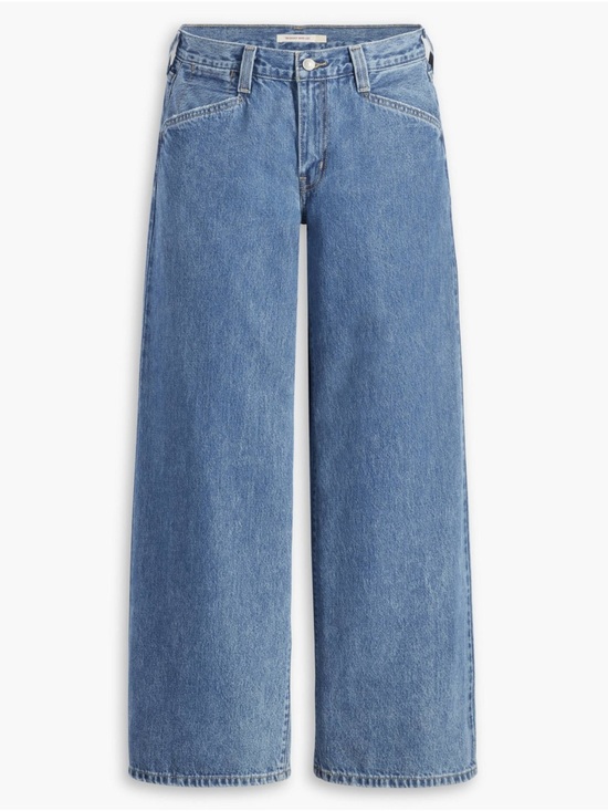 Levi's Denim - Levi’s 94 Baggy Wide Leg Jeans 26 High Rise Vintage Wash 100% Cotton